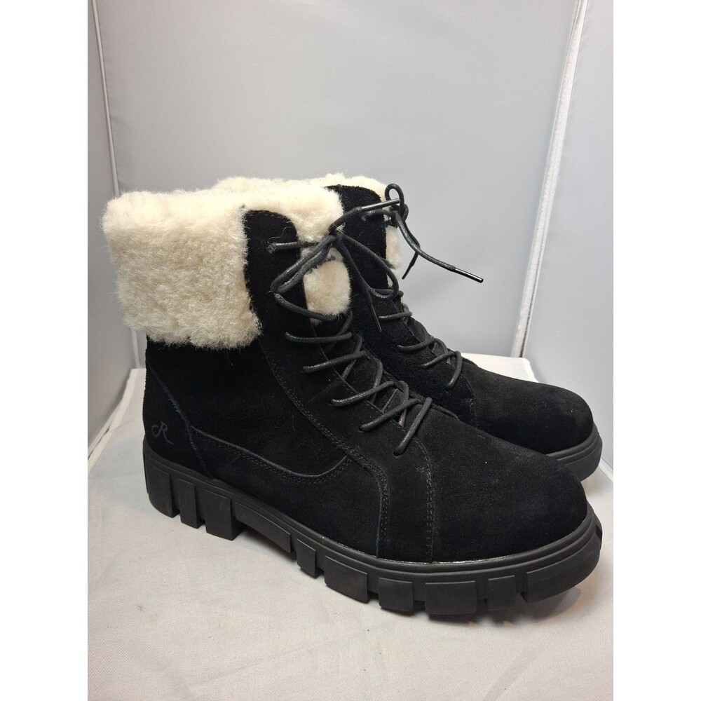 RELIGIOUS COMFORT Women's Black Ankle boots Suede Size 10 NEW